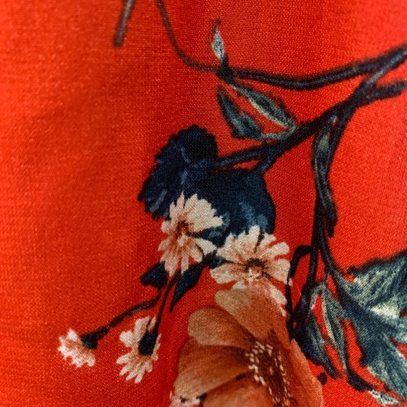 Haute Monde lace top red dress , junior Large - Picture 6 of 7